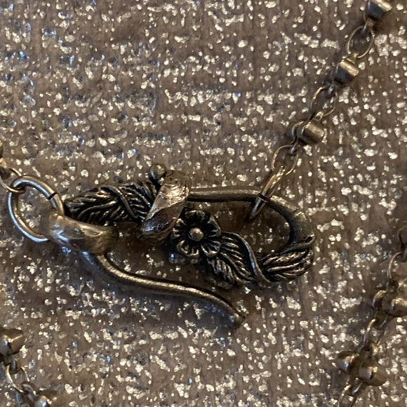 Long silver Eclectic Charm Necklace - Picture 4 of 10